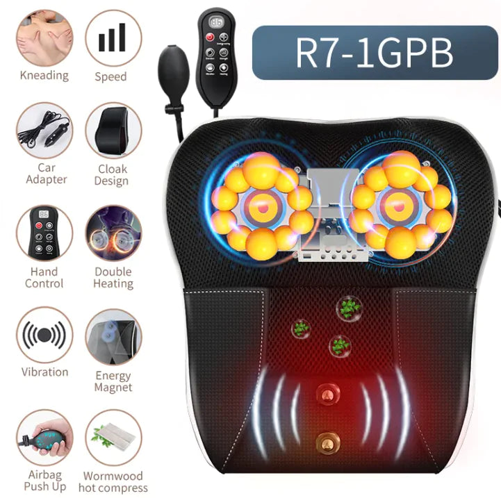 Soothing Heated Massage Pillow