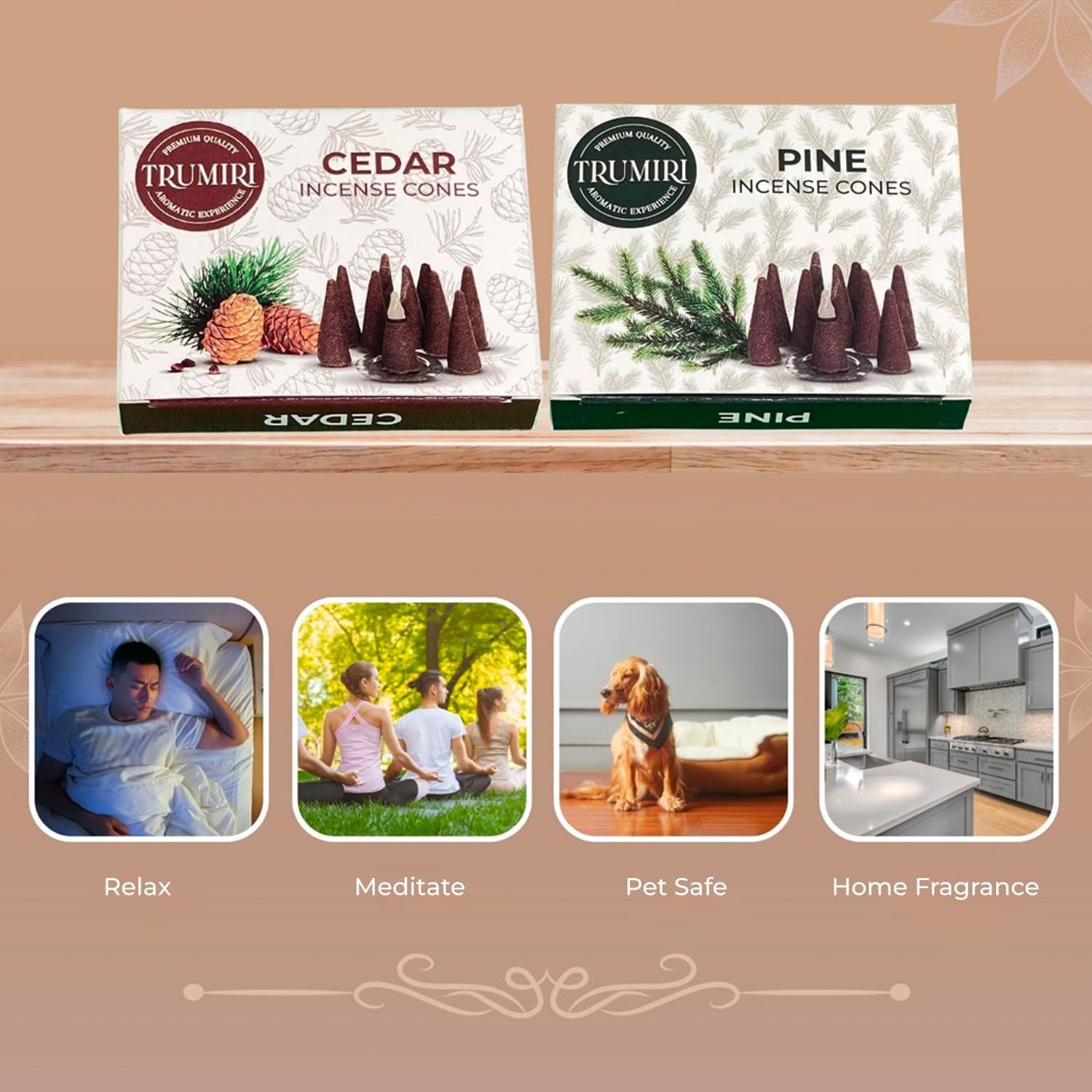 Cedar Incense Cones