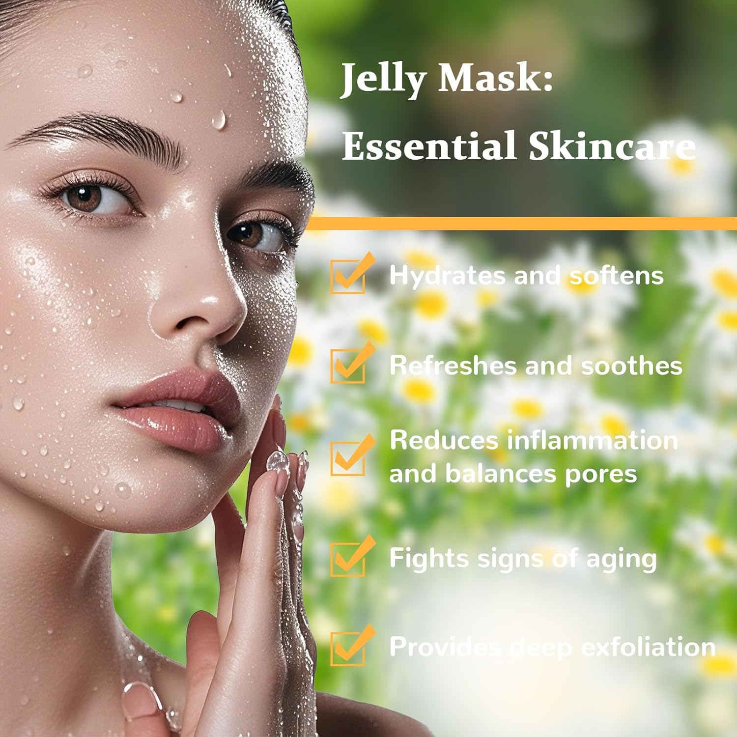 Rose Hydro Jelly Face Mask
