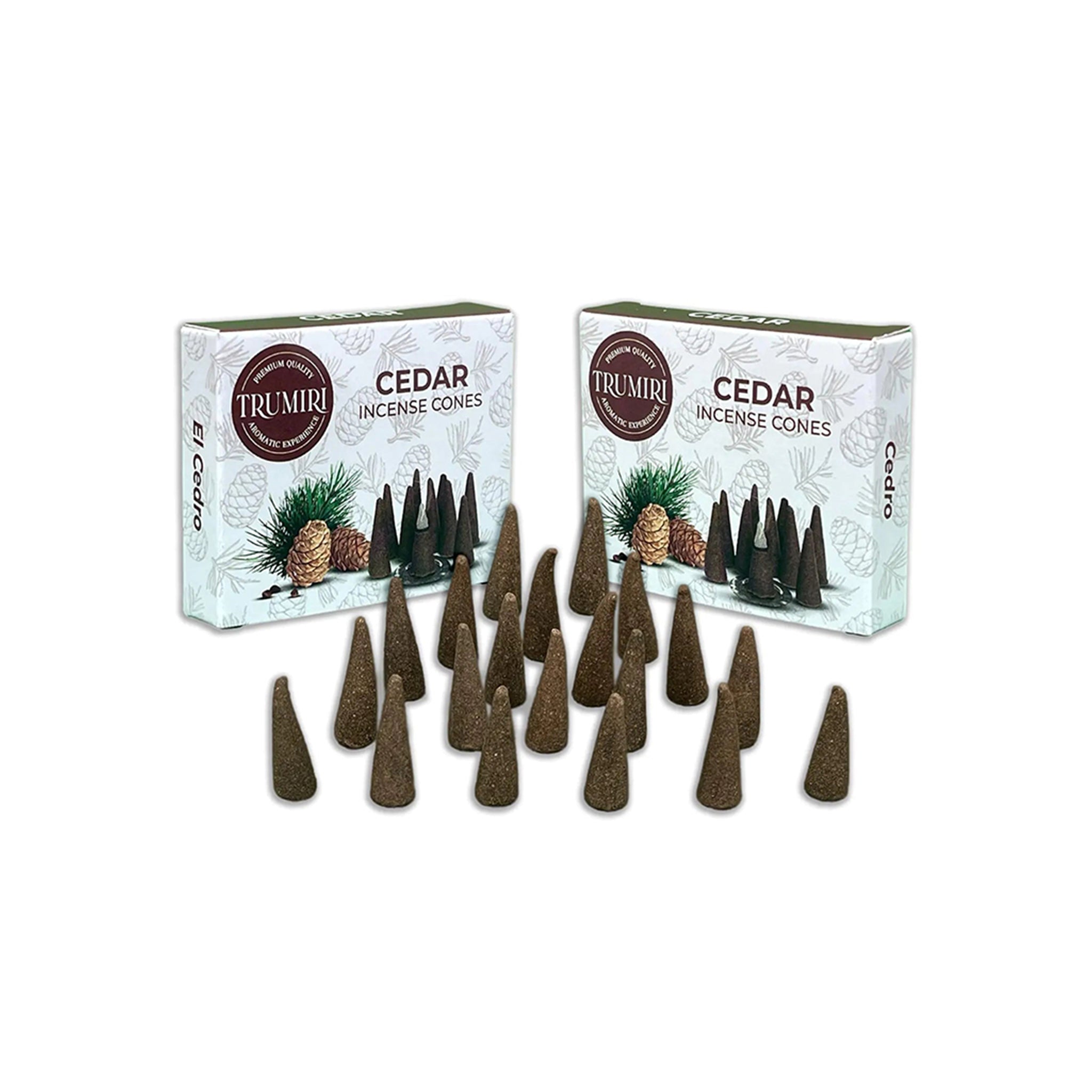 Ceder wierookkegels - Totaal 20 kegel wierook - dubbele pakket van 10 wierookkegels - wierookkegels geurt - kegel wierookgeuren - wierookkegels - incent kegel