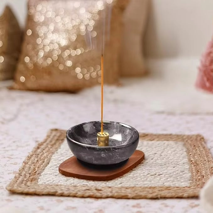Natural Marble Incense Holder