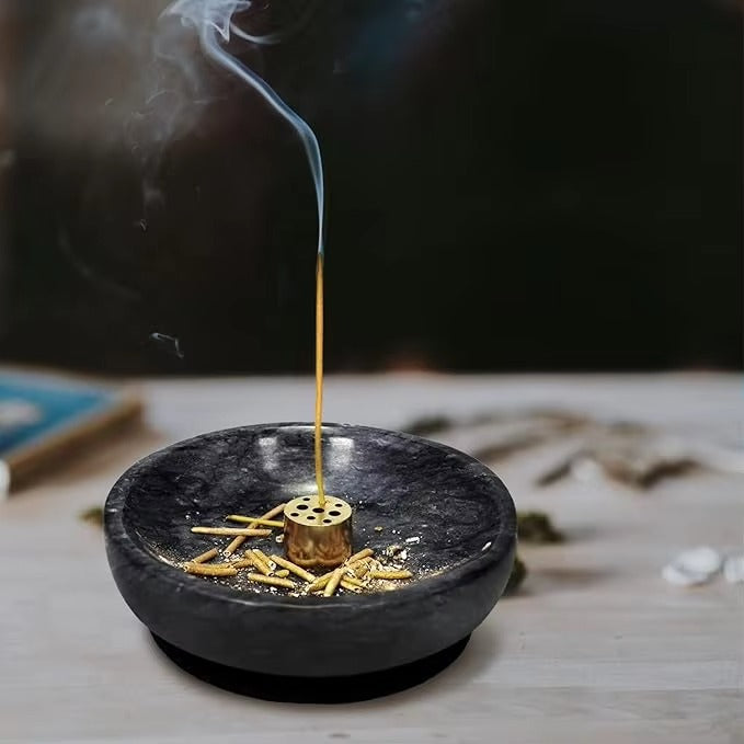 Natural Marble Incense Holder