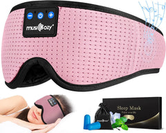 Musozy slaaptelefoon Bluetooth Sleep Oogmasker voor slapende hoofdband draadloze hoofdtelefoonslaapmaskers Hoofdtelefoon Sleepoorfoto's voor zijslaapjes